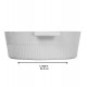 Travessa Roaster 3 Litros 35 cm de comprimento Sem Tampa Porcelana Germer